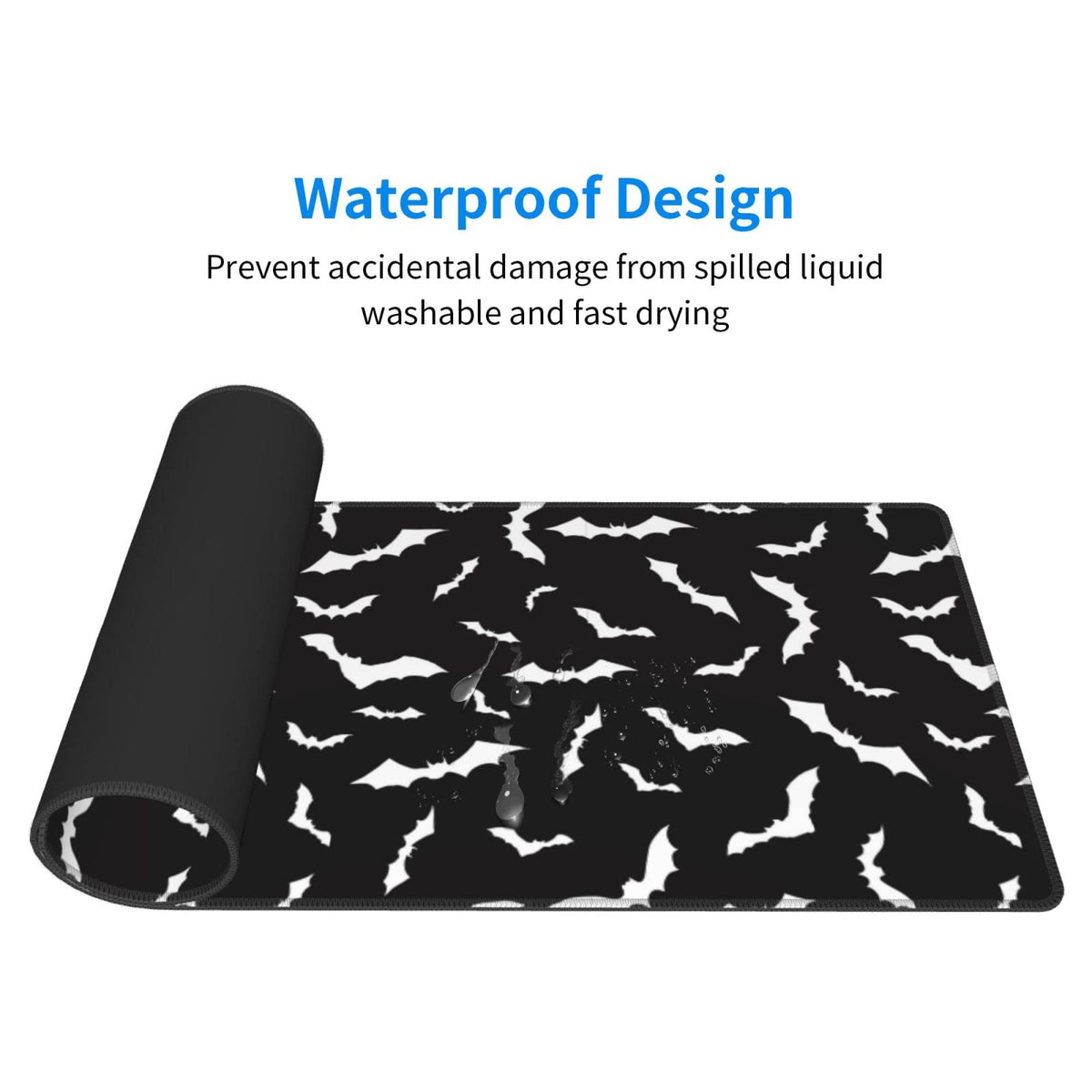 Sigouyinei Extra Large Desk Pad 31.5x12in Office Gaming Non-Slip Mouse Pad