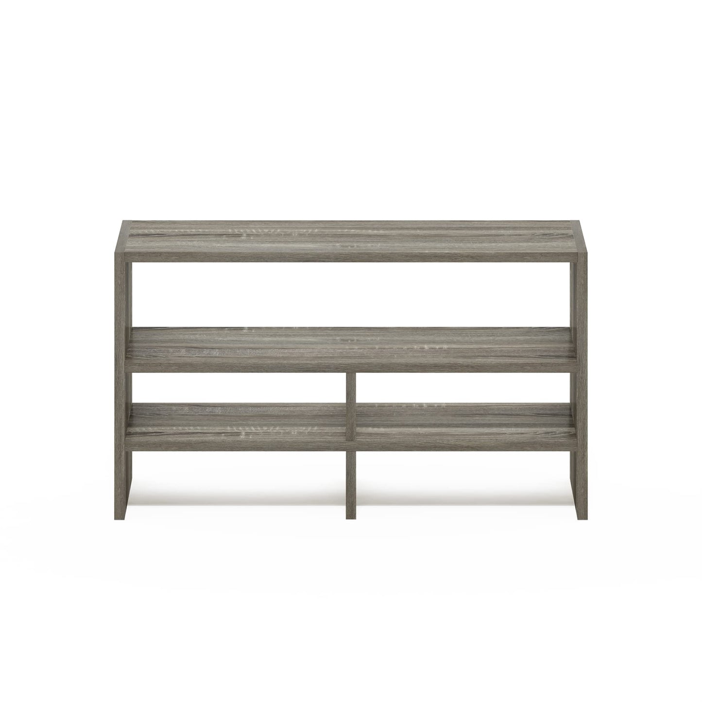 Furinno Hermite Desk Top Organizing Shelf Bookcase, French Oak