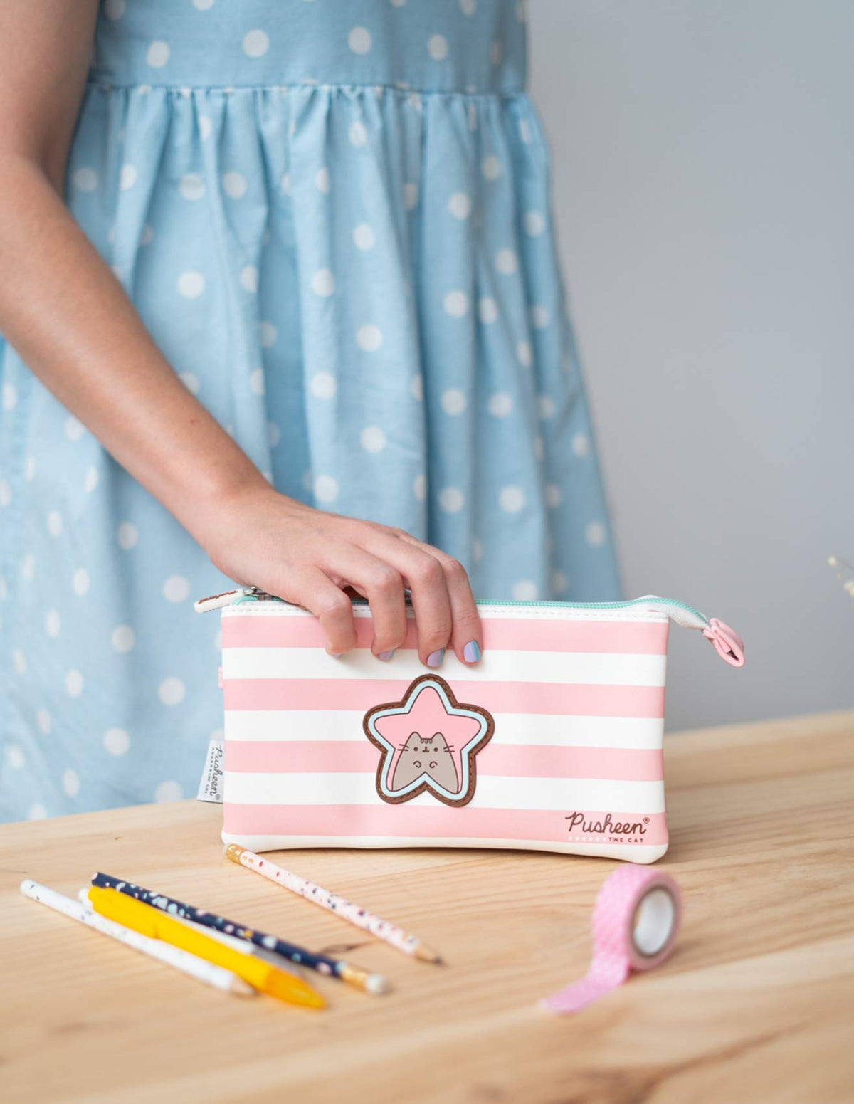 Grupo Erik Pusheen Pencil Case, Kawaii School Supplies