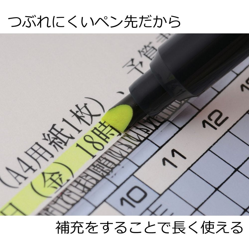 Tombow Pencil WA-RI92 Highlighter, Refill Ink, Fluorescent, Yellow-Green