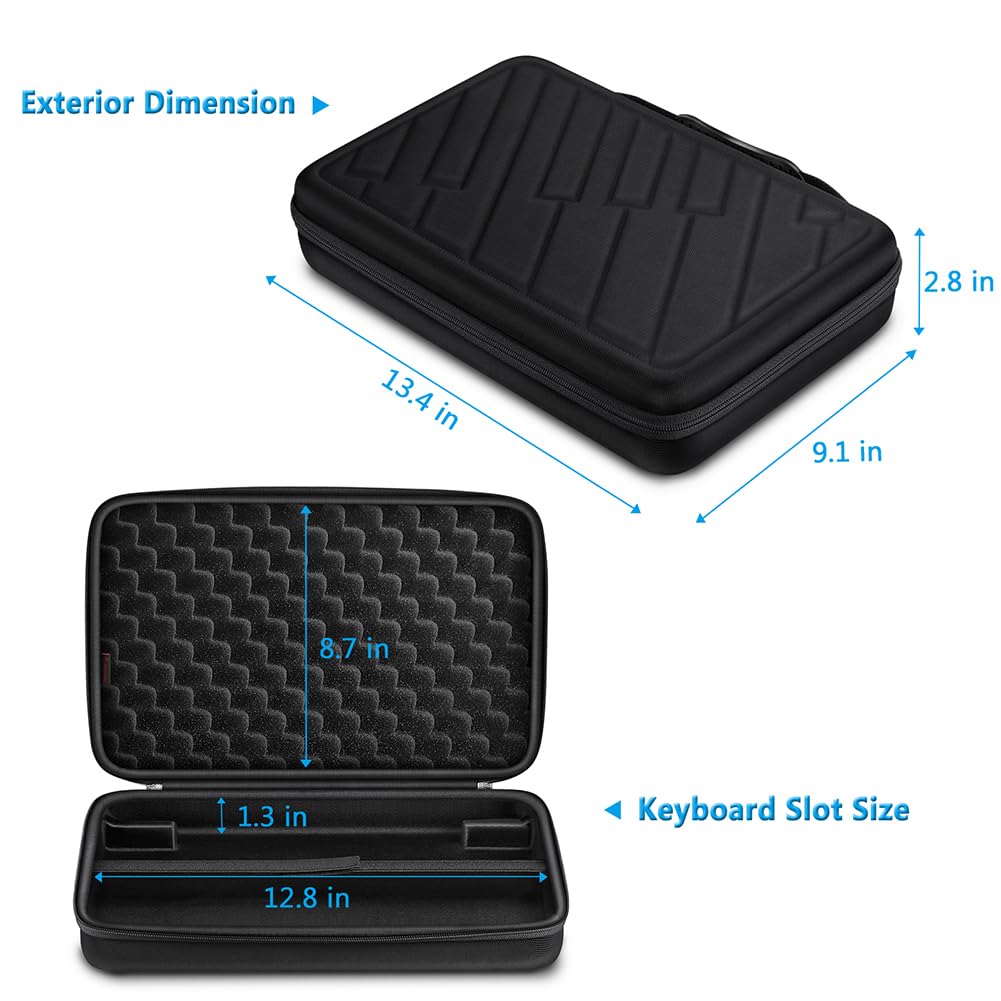 FINPAC Semi-Hard Carrying Case for AKAI Professional MPK Mini MKII & MK3