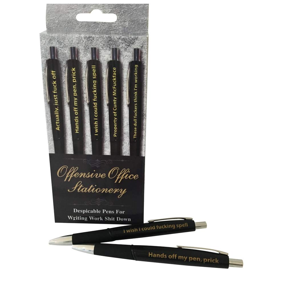 Spencer and Fleetwood Offensive Office Stationery Novelty Pens Adult Humour Adult Office present