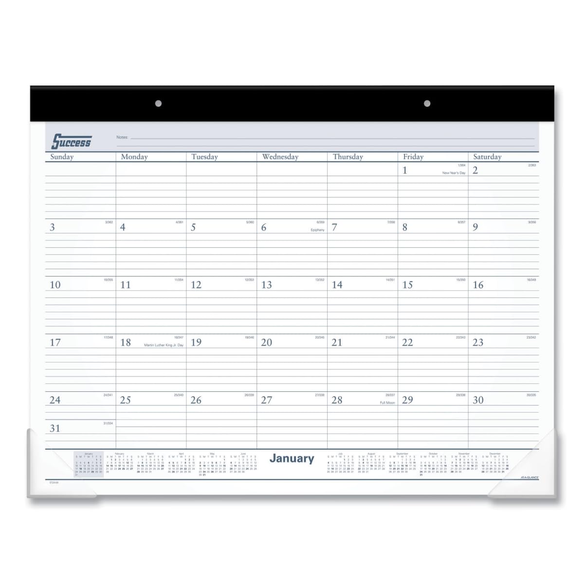 2021 Desk Calendar by AT-A-GLANCE, Monthly Desk Pad, 21-3/4" x 17", Standard (ST240021)