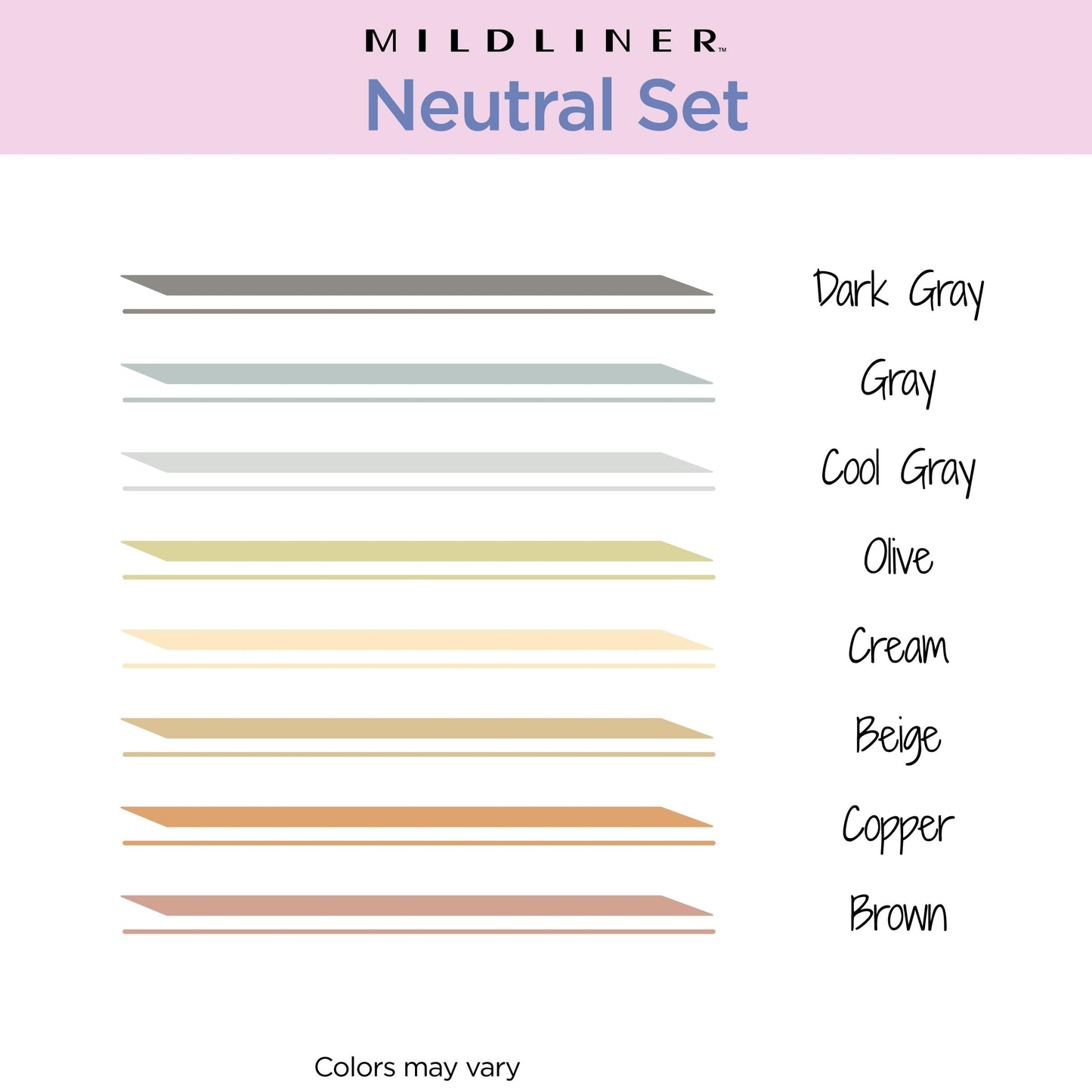 Zebra Pen MILDLINER Highlighter & SARASA Clip Set, Neutral Vintage, 14-Pack
