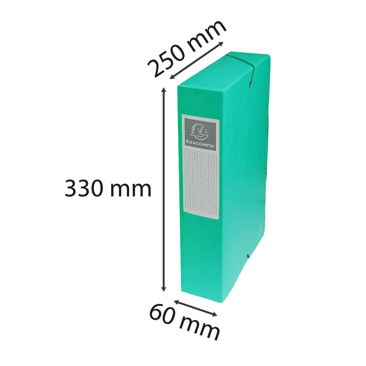 Exacompta - Ref 50603E - Pressboard Filing Box - 250 x 330mm in Size, Suitable for Holding A4