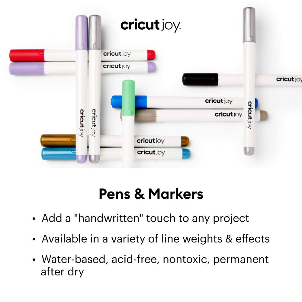 Cricut Fine Point Pens - Red, Green, Violet (3ct) .4mm - for Joy & Joy Xtra Machines
