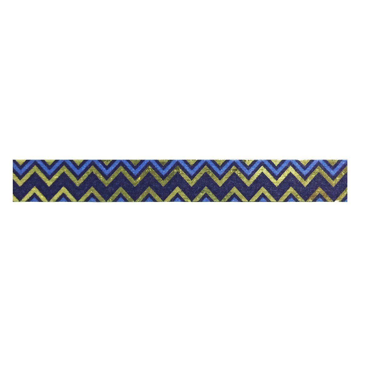 Wrapables Colorful Washi Masking Tape, Midnight Passion Chevron