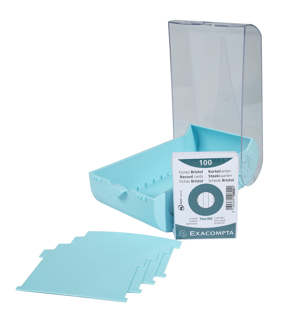 Exacompta Bunnybox 5336323D Flash Card File DIN A8 Landscape Including 100 Index Cards Original