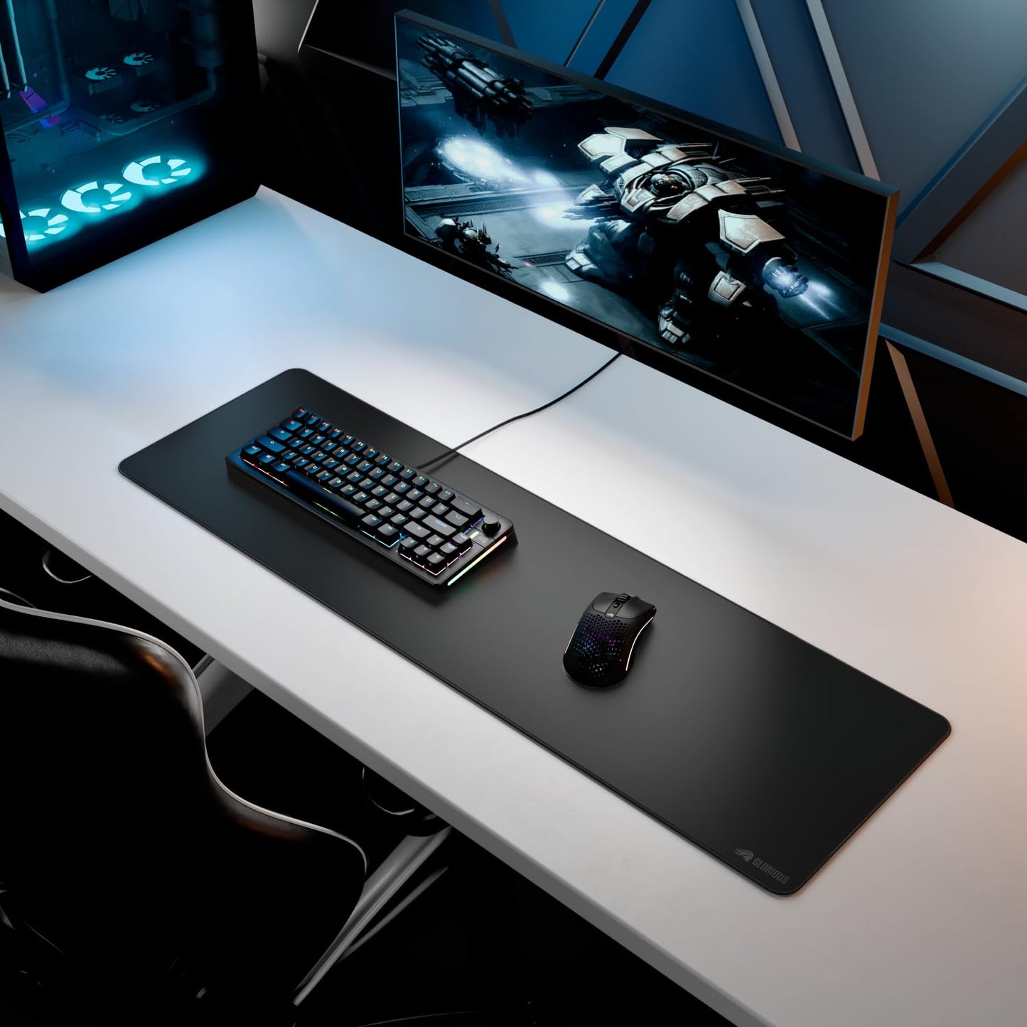 Glorious Mouse Pad 2 Large Extended - Stitched - Black
