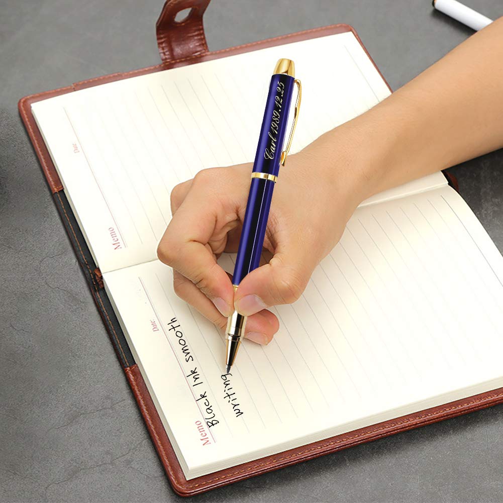 Aolun Personalized Pens,Custom Engraved Ballpoint Pen,Perfect for Birthday,Business,Party with