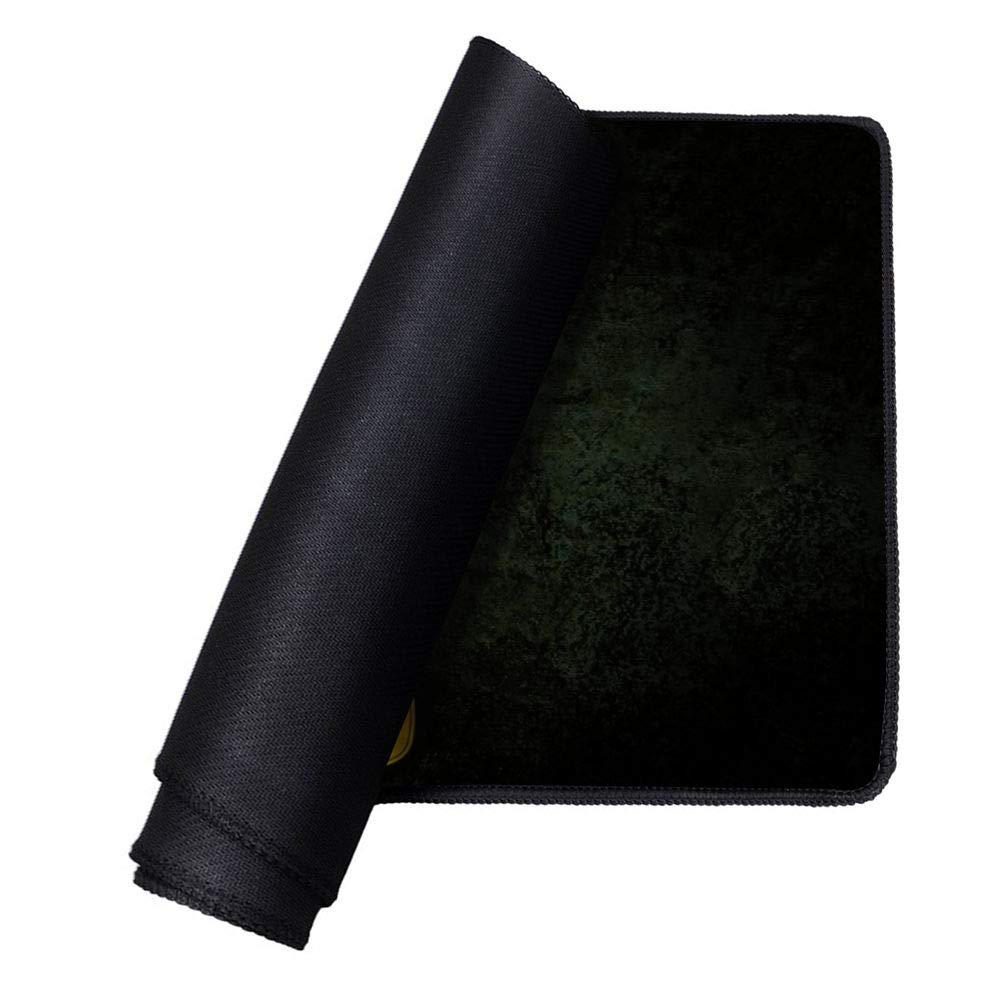 Large Gaming Mouse Pad,Stitched Edges Extended Mousepad with Non-Slip Rubber Base for Laptop