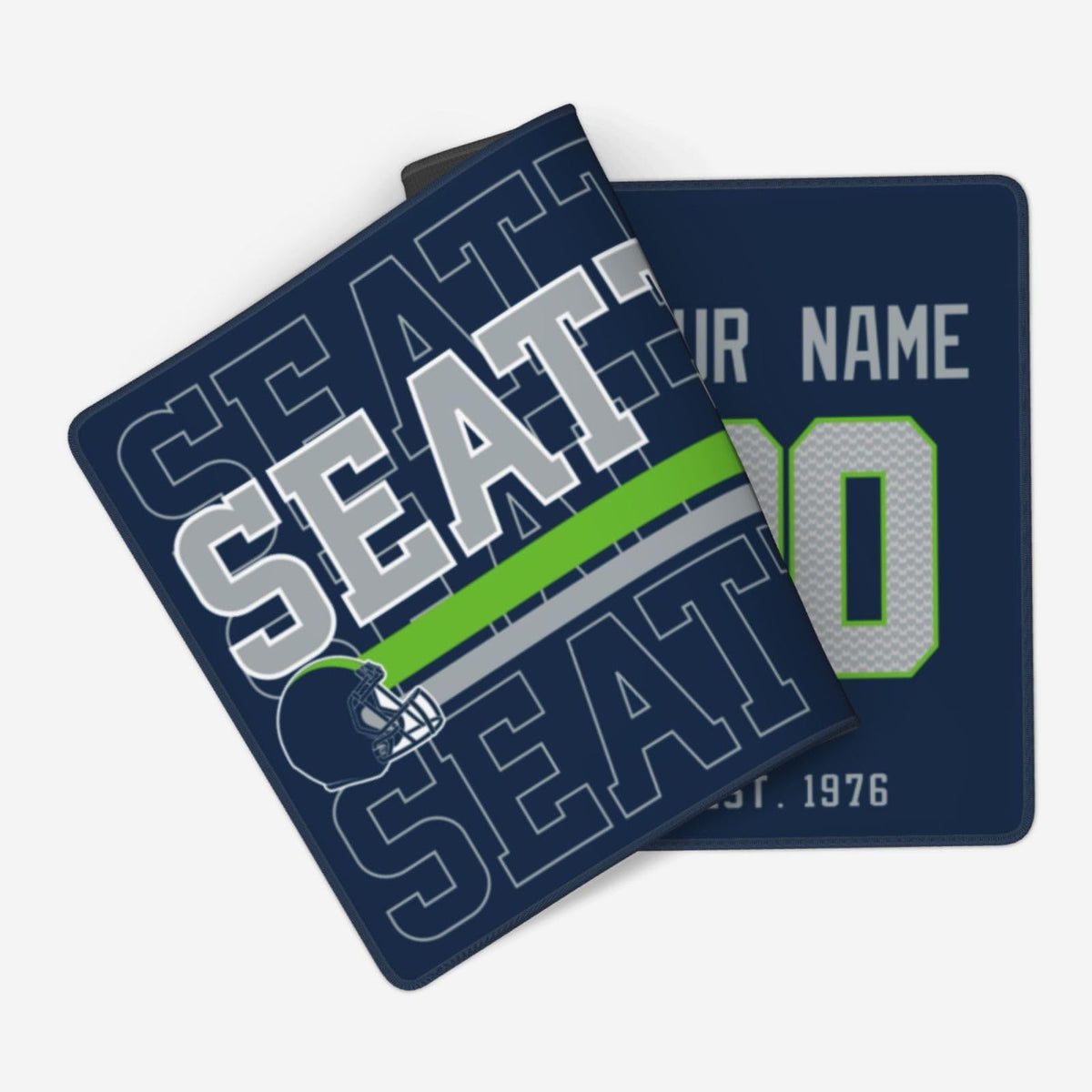 ANTKING Seattle Mouse Pad Custom Name and Number Desk Pad for Men Women Youth Gifts