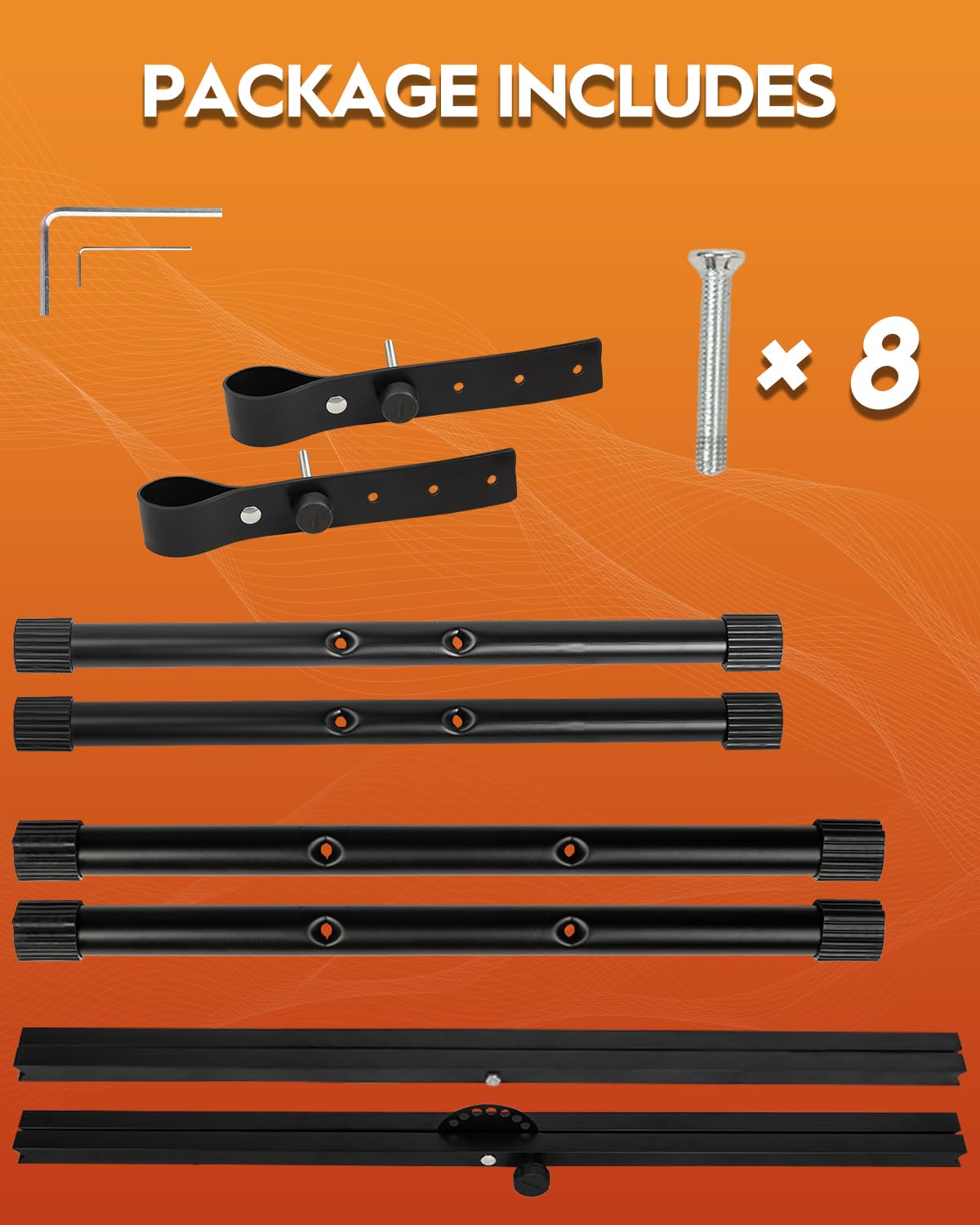 STRICH Piano Keyboard Stand Stool Set, Adjustable Double X-Style Portable Stand for 54-88 Key