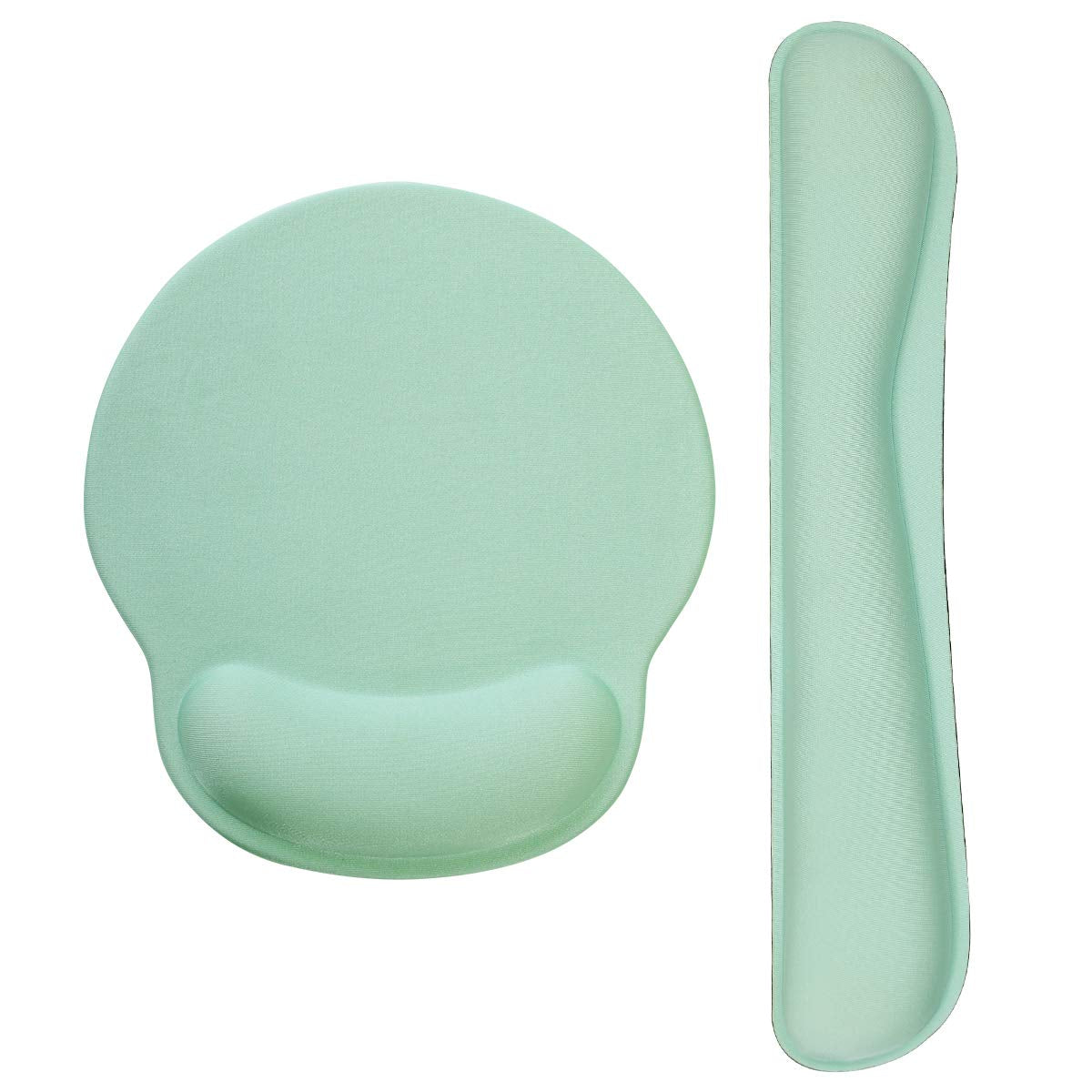 Mouse Pad Keyboard Wrist Rest, Gel Non Slip Rubber Wrist Support Rest Mouse Pad for Home Office