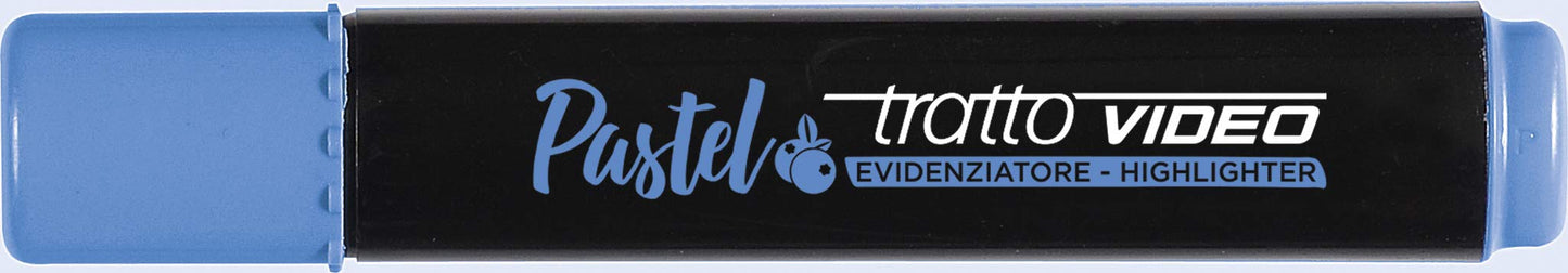 Tratto Highlighter Video Stroke Chisel Tip Pastel Envelope 4 pcs