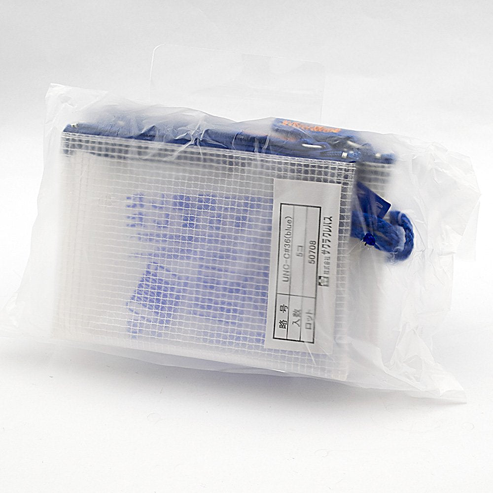 サクラクレパス Sakura Crepas Mesh Case, Clear B6, Blue, UNC-B6#36