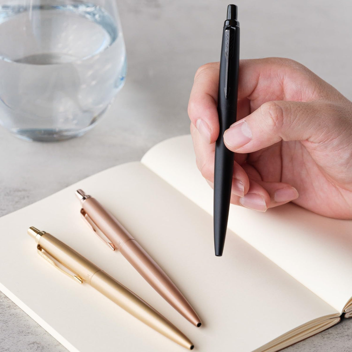 PARKER BT 2122657 Jotter Ballpoint Pen, Oil-based, XL, Monochrome Black
