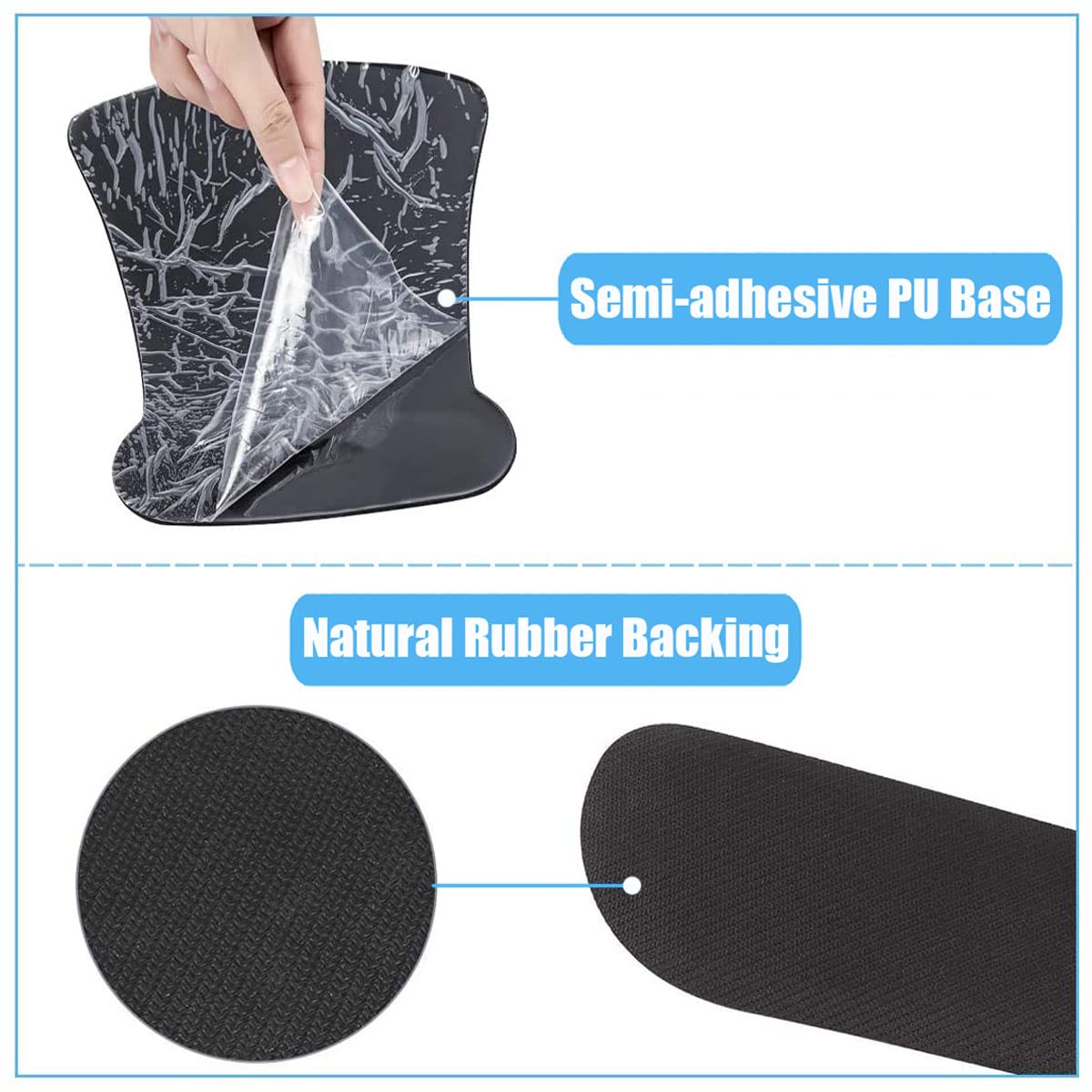 Keyboard Wrist Rest and Mouse Wrist Rest Pad Set with Coasters, Stay Positive Work Hard and Make It