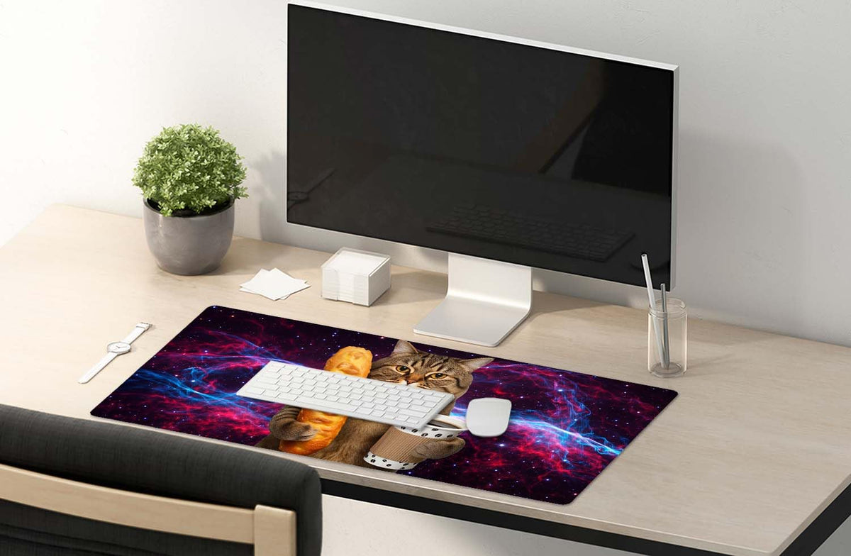 SSOIU Extended Mouse Pad, XXL Gaming Mouse Pads, Large Big Mousepad Laptop Computer Keyboard Mat