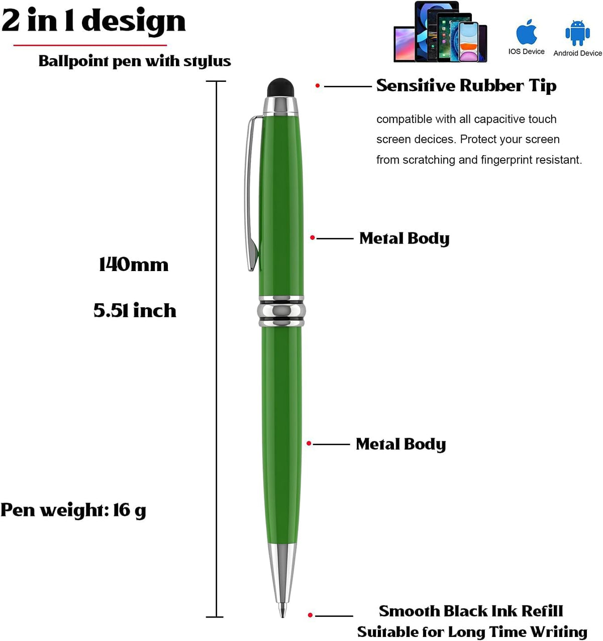 Custom Executive Pens-with Your Team Name or Slogan/Phone number/Address