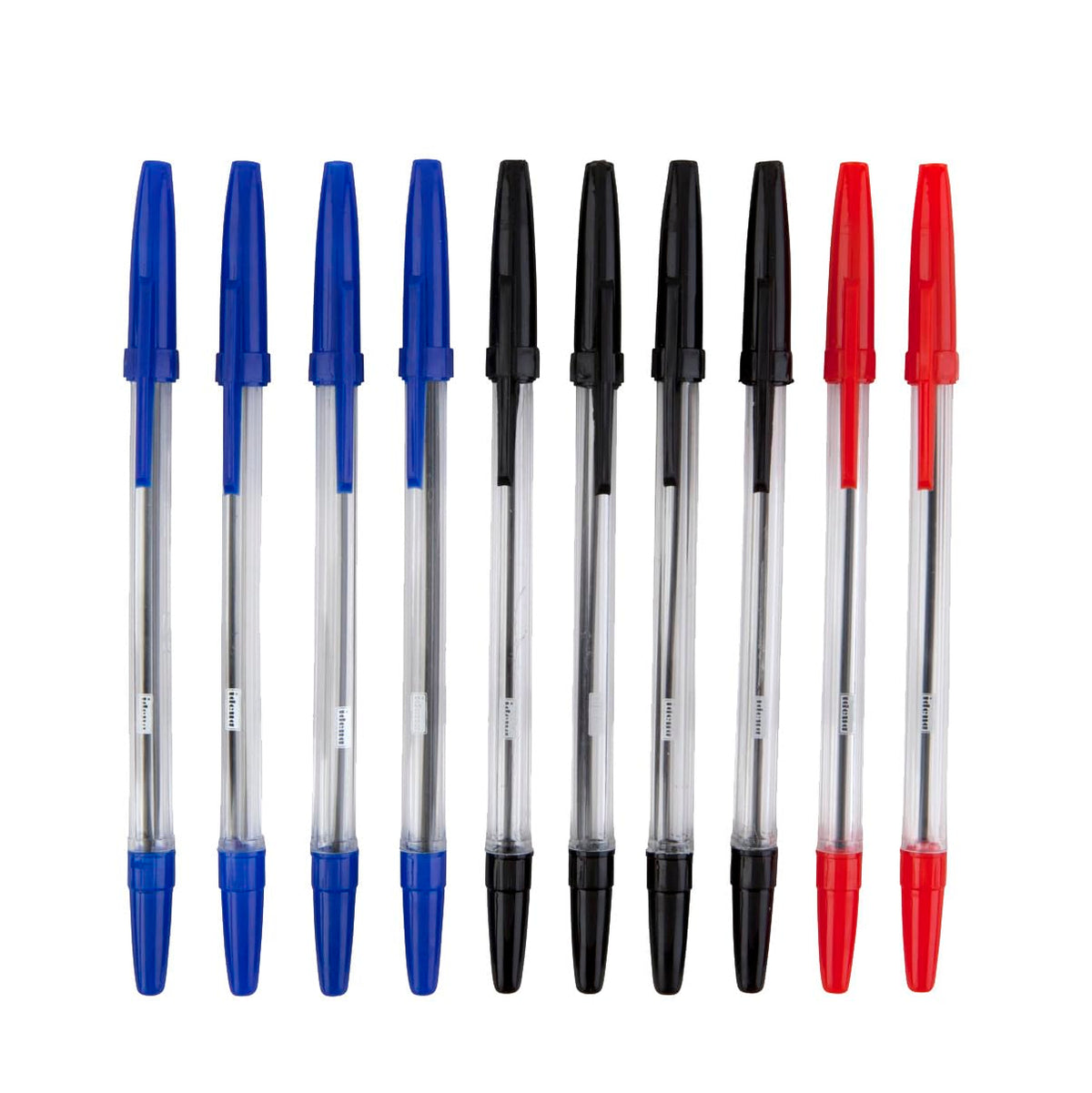 IDENA 500234 Ballpoint Pen Pack of 10 Assorted Schreibfarben