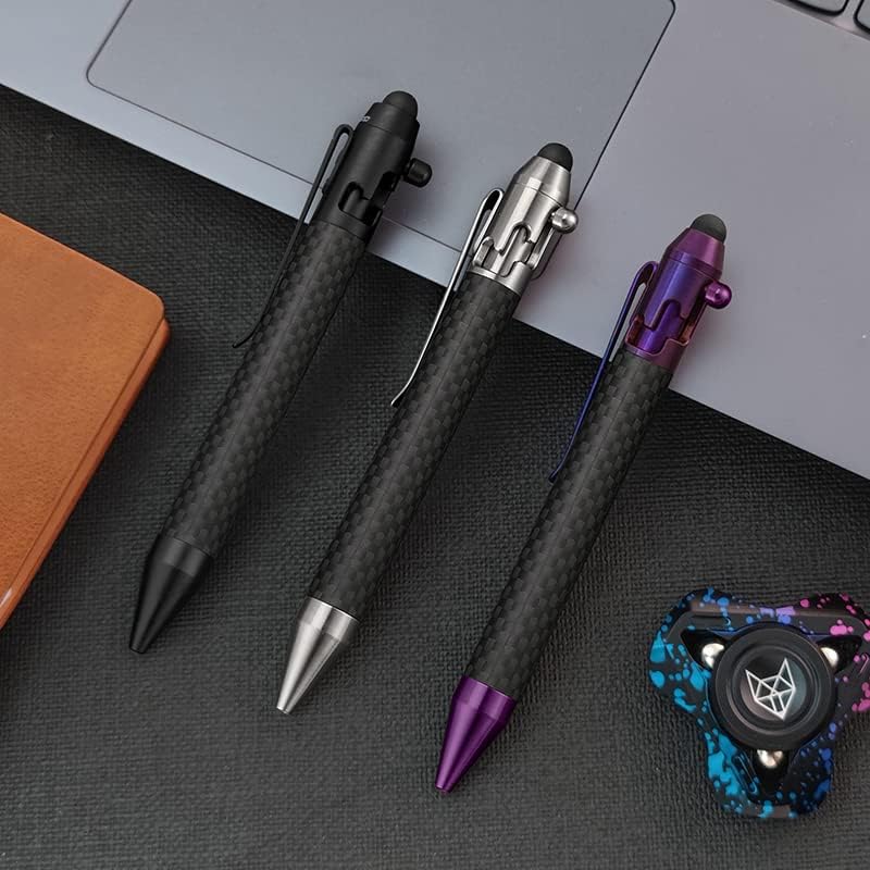 Cool Hand 4.9'' Carbon Fiber Bolt Action Pen Stylus for Touch Screen