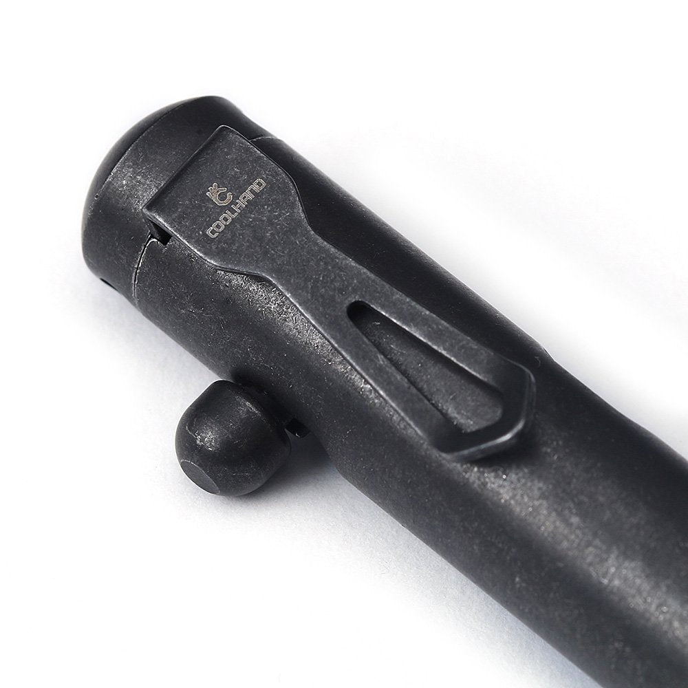 Cool Hand 5.1'' Bolt Action Tactical Pen,Cannon Style Stylus,USA Flag Logo
