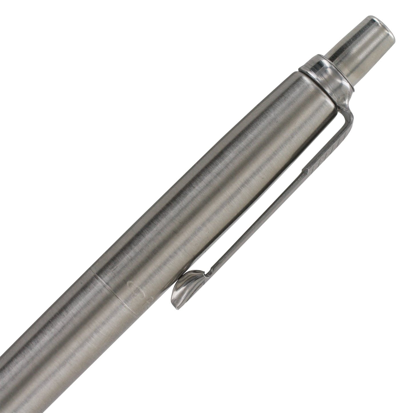 Parker Jotter Pen, Stainless Steel, Medium Point, Black Ink