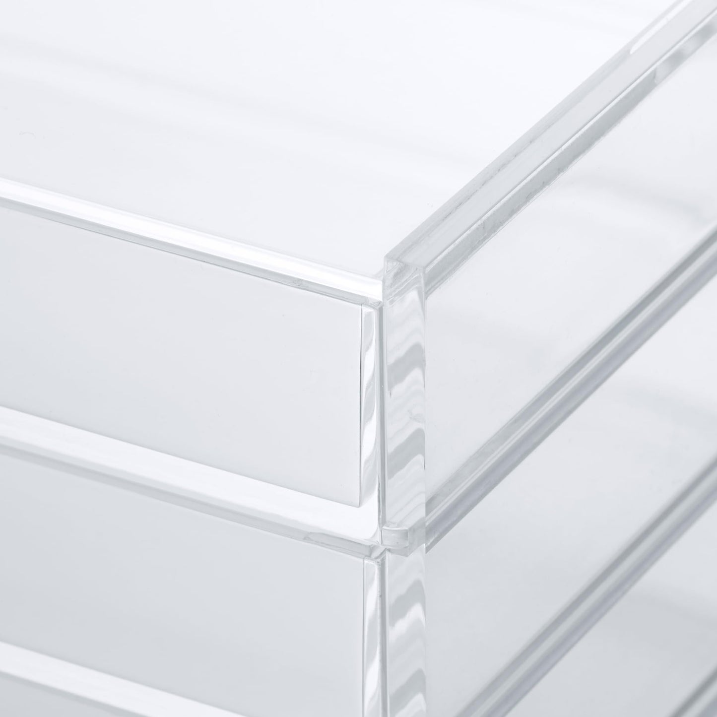Muji Acrylic 5-Drawer Storage Case, Large, 25.5 cm Width x 17 cm Depth x 16 cm Height