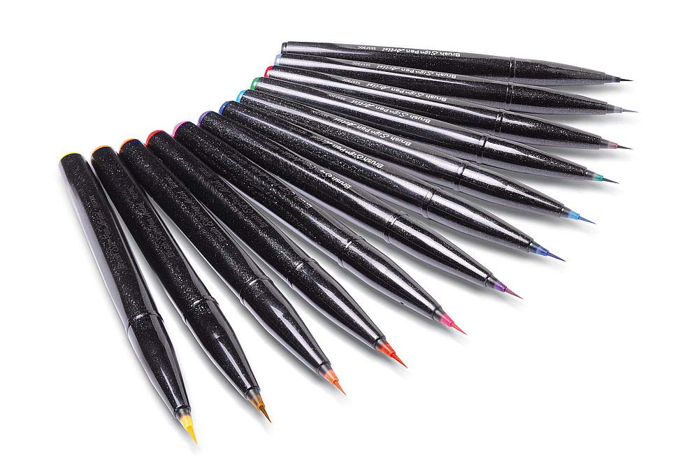 Pentel SESF30 °C BX Extra Fine Paint Brushes (Set of 1, Red