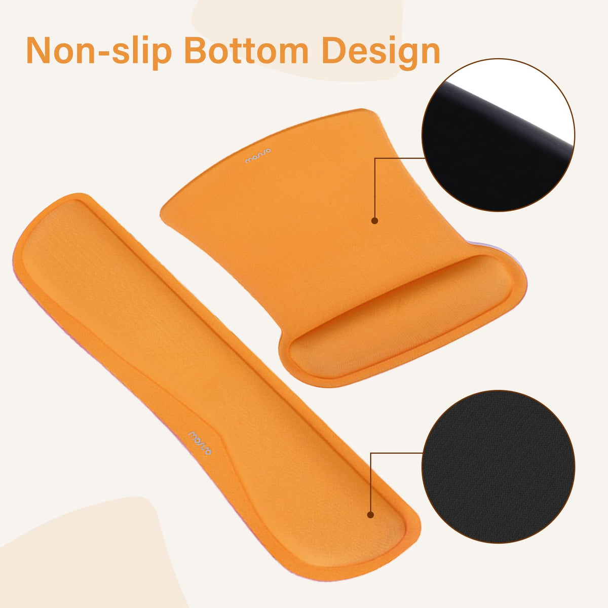MOSISO Keyboard Mouse Pad Set, Large Gaming Mousepad&Keyboard Wrist Rest