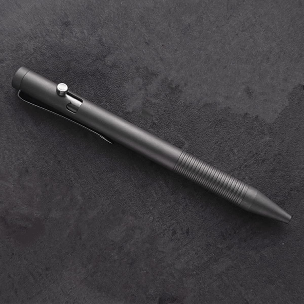 Lary Gray 4.8'' Titanium Alloy Bolt Action Pen with 3 Extra Refills in Box