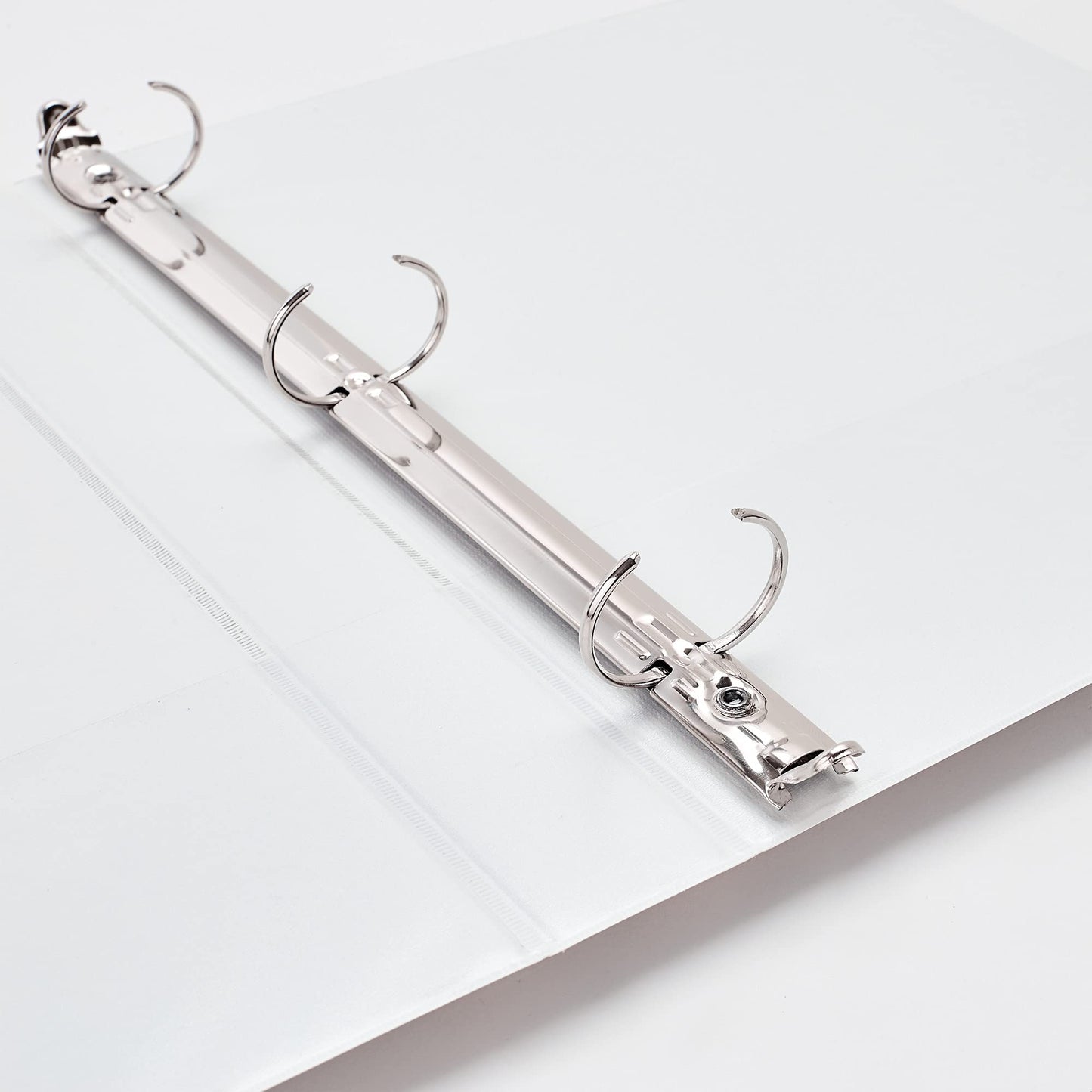 Avery Economy View 3 Ring Binder, 1 Inch Round Rings, 3 White Binders (05760)