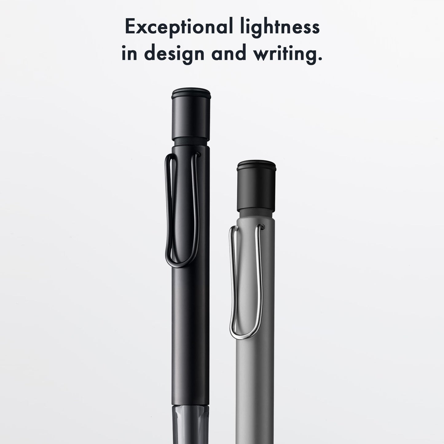 LAMY AL-star black - Mechanical Pencil with transparent, ergonomic grip & lightweight aluminum body