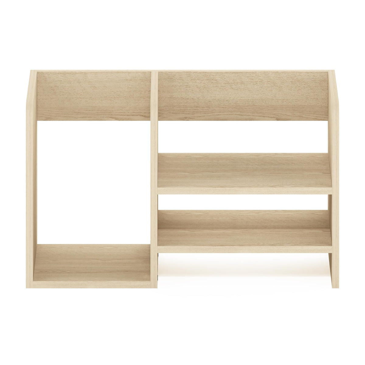 Furinno Hermite Wood Desktop Book and Home Office Supplies Storage Organizer, Bauhaus Oak