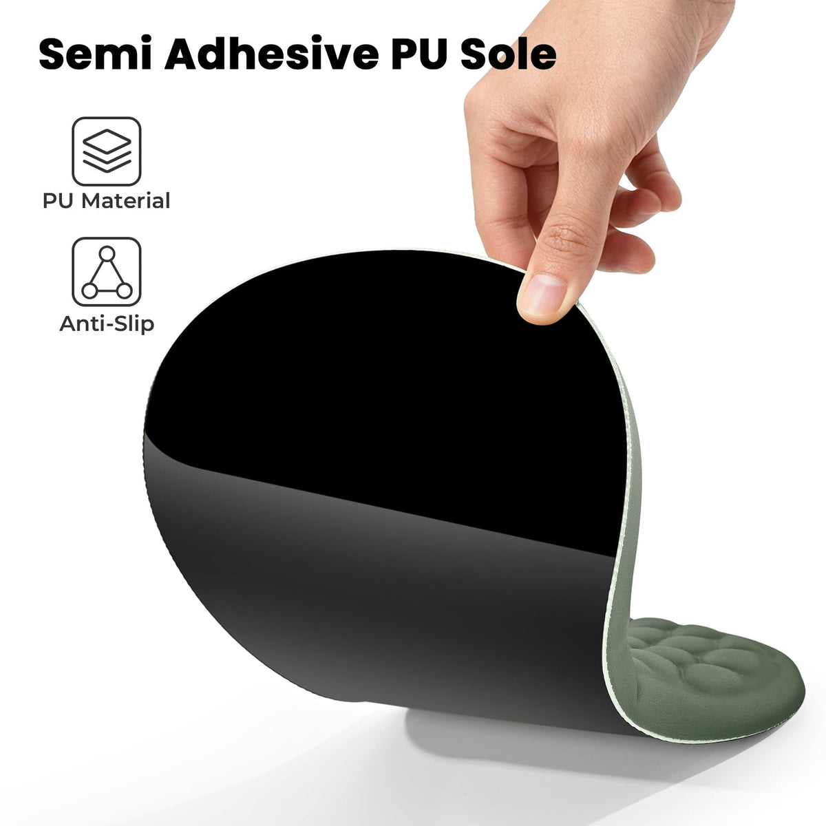 EooCoo Massage Ergonomic Mouse Pad with Dual-Slope Design Wrist Rest