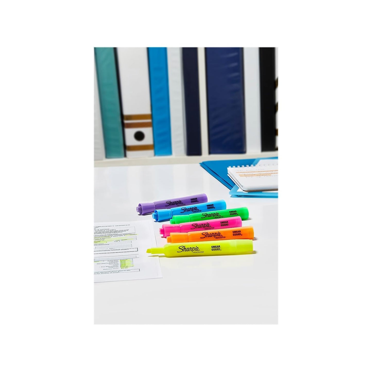 Sharpie Tank Highlighters, Fluorescent And Pastel Highlighters, Chisel Tip, Highlighter Markers