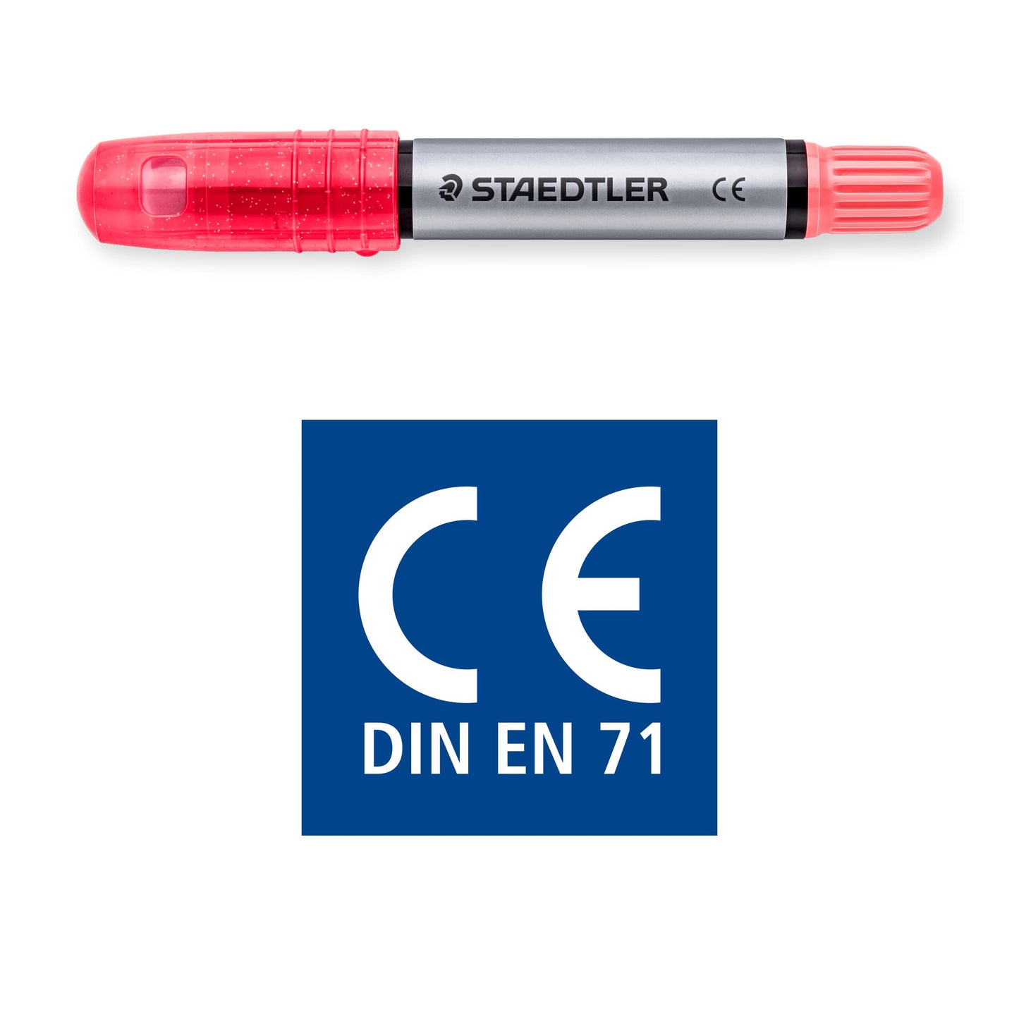 STAEDTLER 2390M C6 Noris Glitter Gel Crayons - Assorted Colours (Pack of 6)