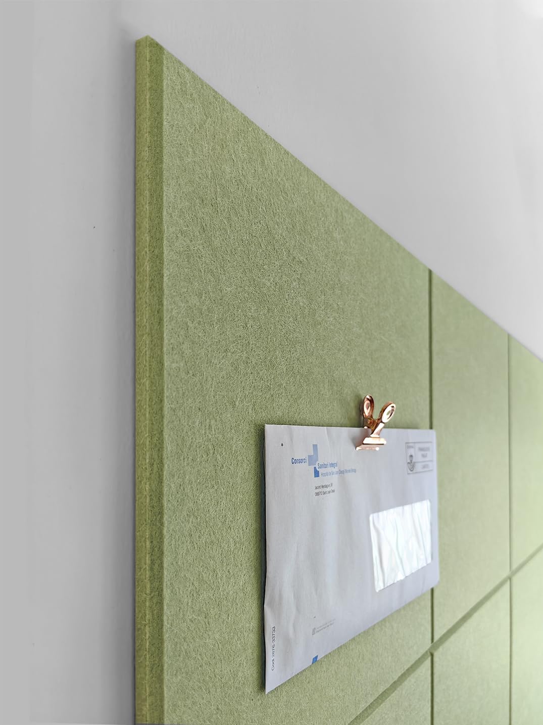 DECORITA Felt Wall Tiles | Large Cork Board Alternative | Aesthetic Felt Bulletin Board for Office