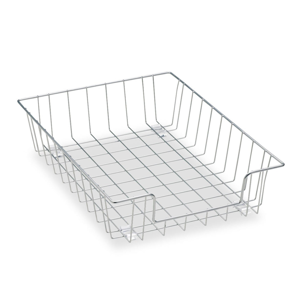 Fellowes Workstation 3" Letter Desk Tray Organizer, Wire, Silver (60012)