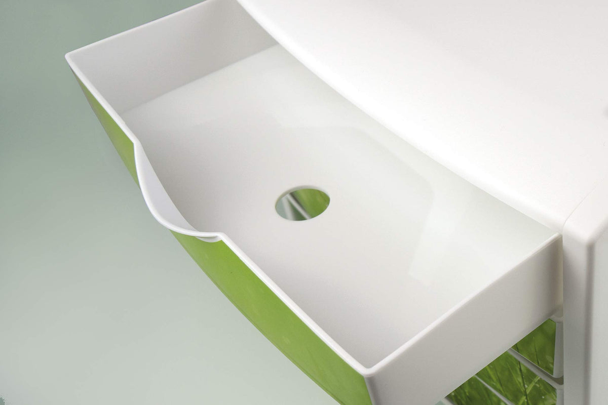 Helit, the “Chameleon” drawer box white/blue