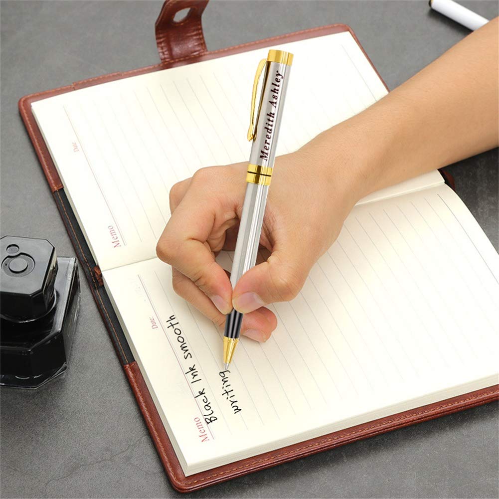 Aolun Personalized Pens,Custom Engraved Pen with Your Name Or Message,Refillable Medium