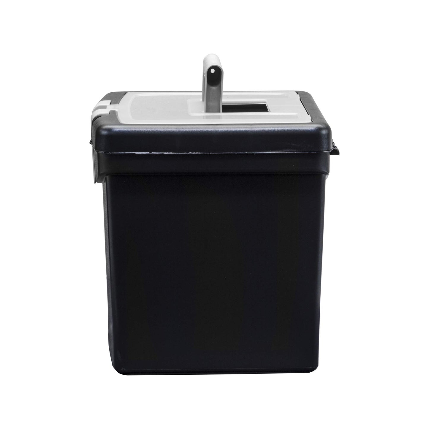 Storex 61504B02C Portable File Box with XL Lid, 11 x 13-1/2 x 11 Inches, Black