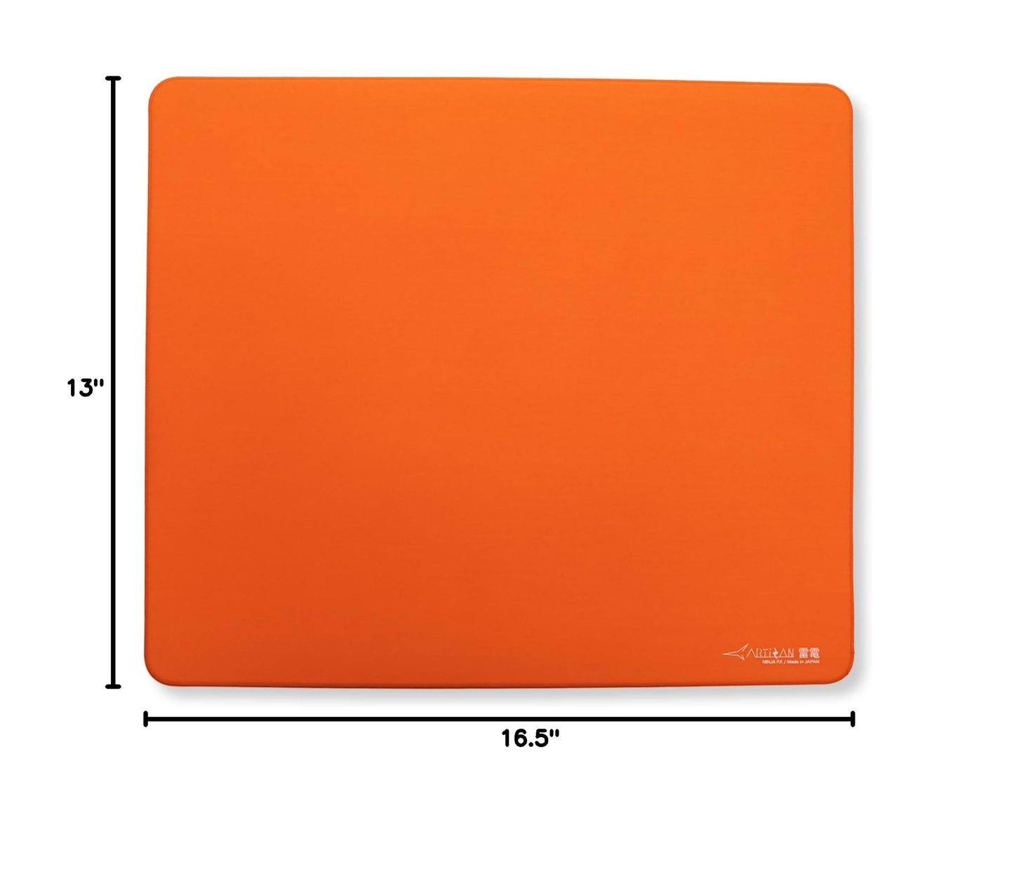 Artisan FX Raiden Gaming Mouse Pad – MID, L (420x330mm), Daidai Orange