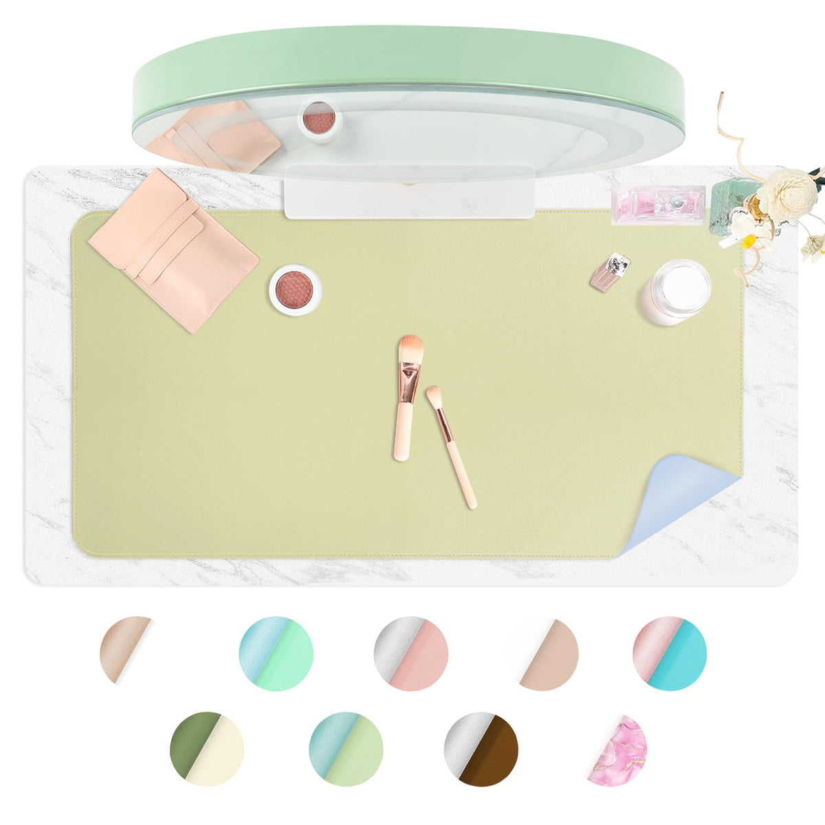 Makeup Mat for Vanity Top Protector,Dresser Protector Top Vanity Essentials,Craft Mats to Protect