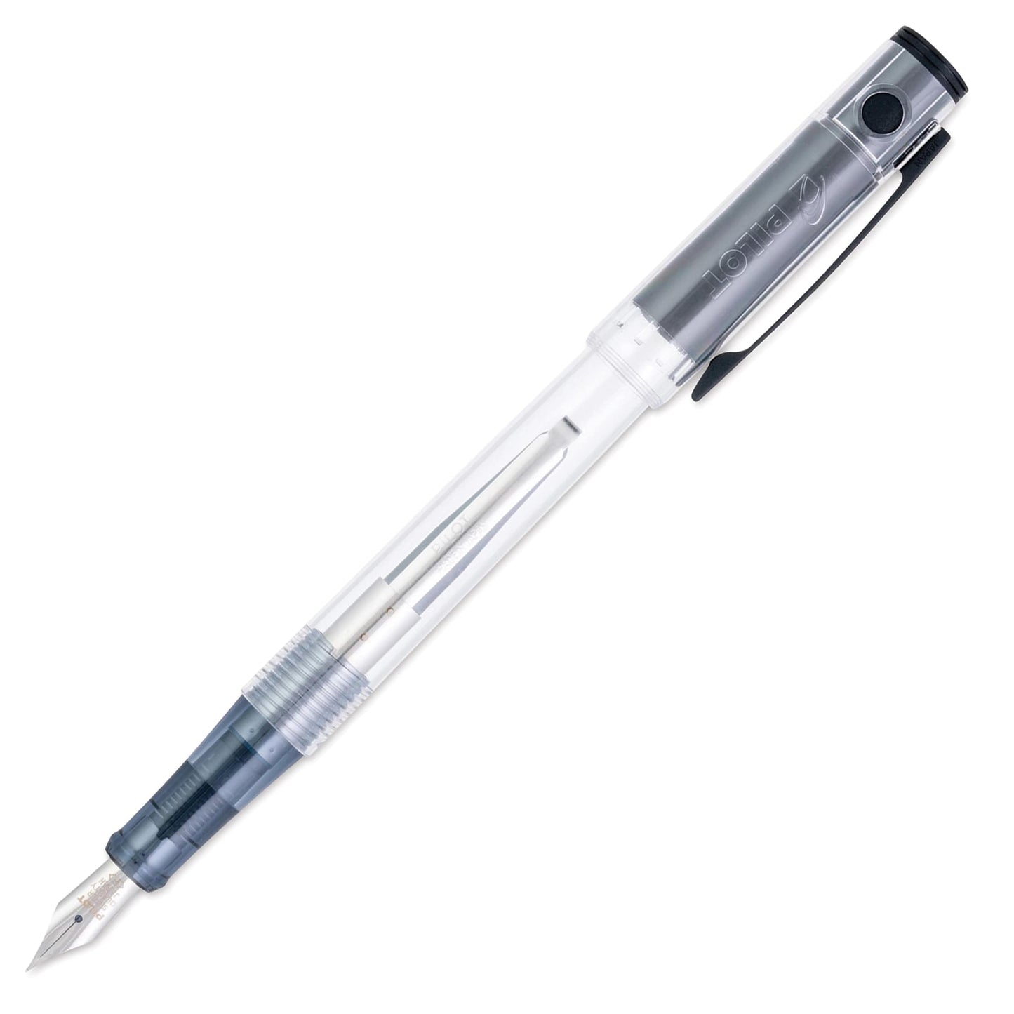 PILOT Explorer Lightweight Fountain Pen in Gift Box; Clear Barrel, Medium Nib (16940)