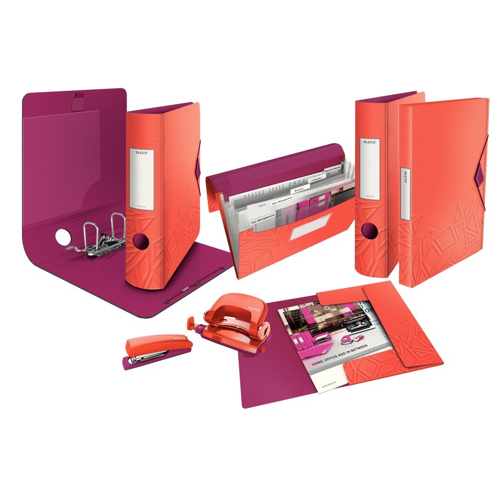 Leitz 46510024 Urban Chic Display Book - Red Berry