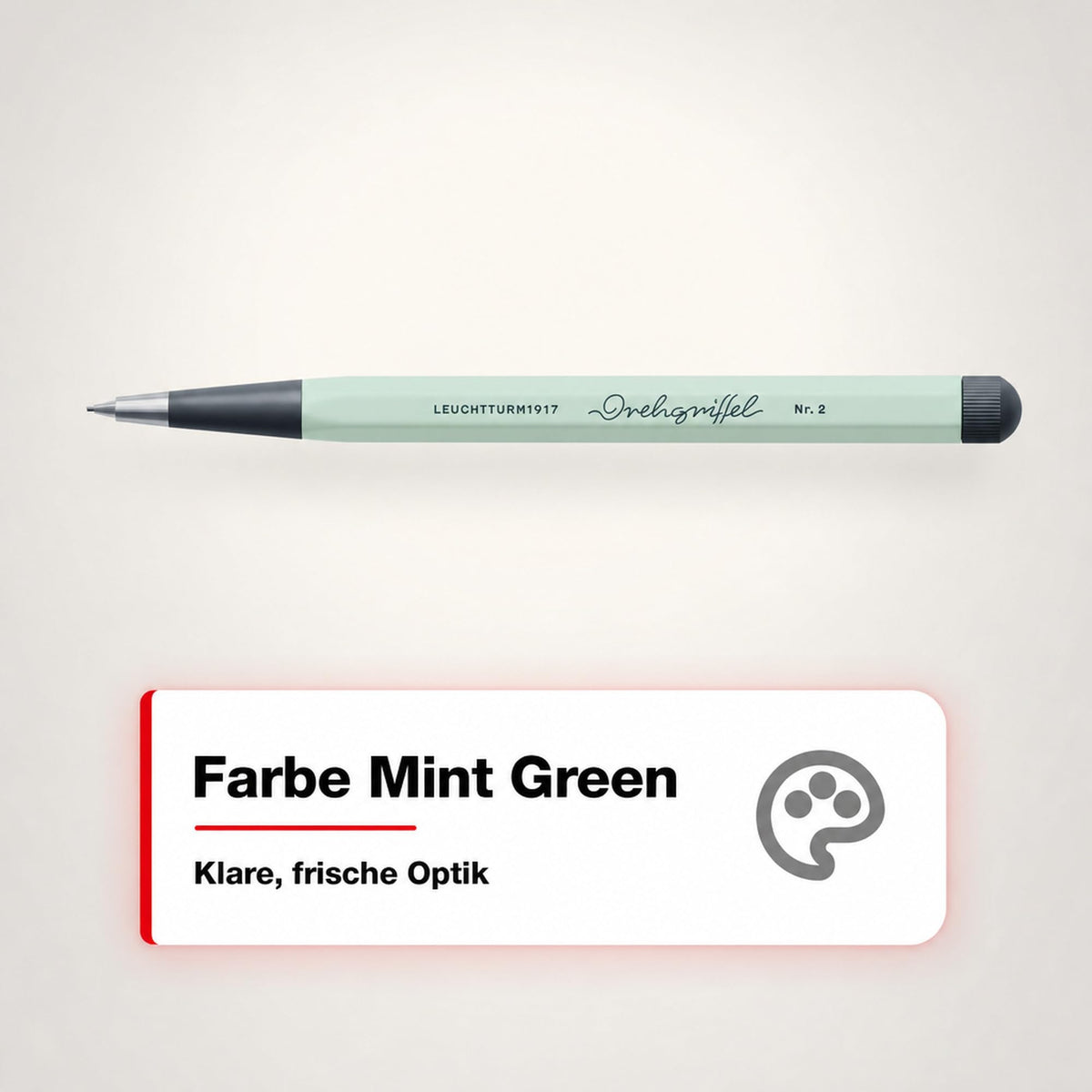 LEUCHTTURM1917 - Drehgriffel Mechanical Pencil - Refillable Writing Stylus with 0.7 mm HB Graphite