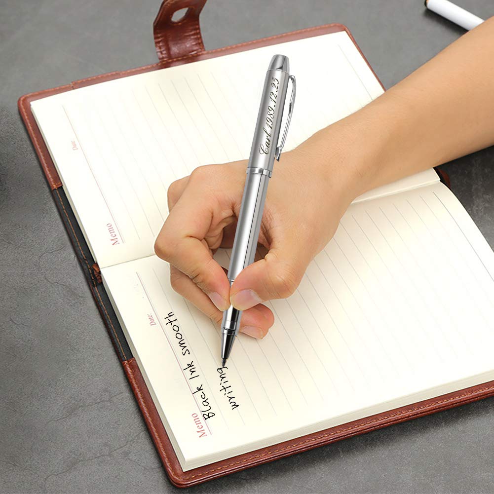 Aolun Personalized Pens,Custom Engraved Ballpoint Pen,Perfect for Birthday,Business,Party with