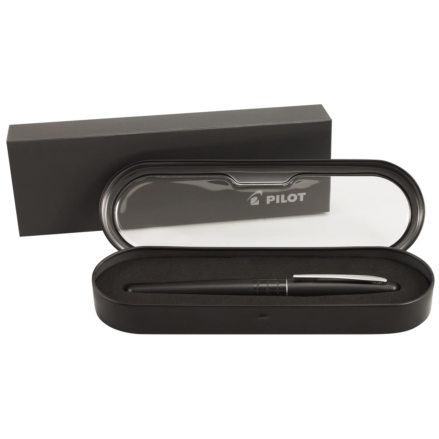 PILOT MR Animal Collection Fountain Pen in Gift Box, Matte Black Barrel with Crocodile Accent